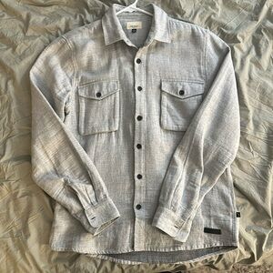 Civil Society, Shirt-Jacket / Flannel in Heather White, Size Large